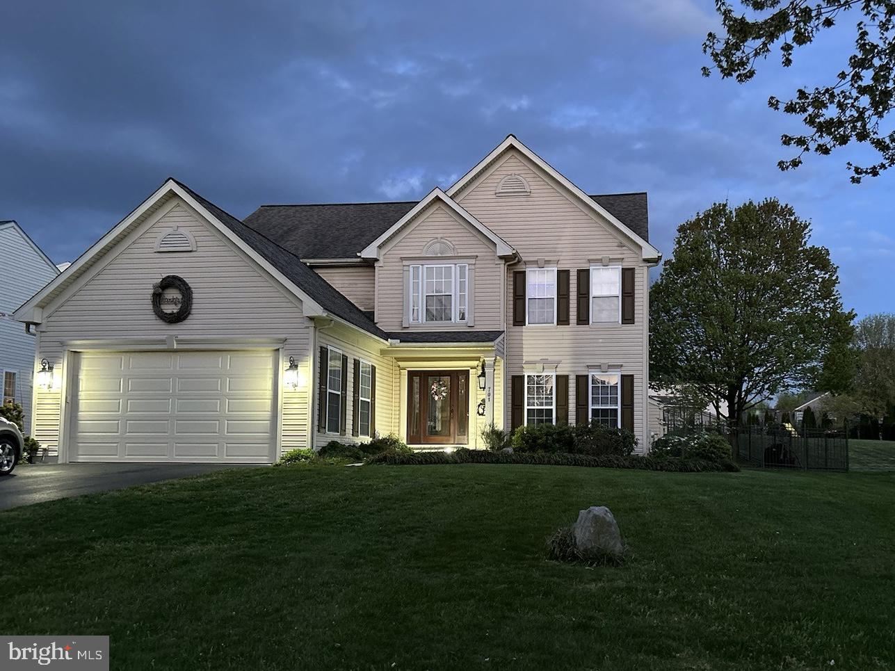 Wonderful opportunity within the highly sought after Quarry Ridge subdivision in Sadsbury Township! This 5 bed, 2.5 bath home has been built with many upgrades and meticulously maintained. Now, 701 Forest is ready for a new owner to unpack their bags and make it theirs.
FEATURES: Bedrooms have ample closet space, 2 closets in master-- larger walk-in includes a laundry shoot, en suite master, open floor kitchen/living room on main level perfect for entertaining, California room off kitchen boasts vaulted tray ceilings and plenty of natural light, hardwood floors throughout, natural gas fireplace in living room, tray ceilings in formal dining room, office has built-ins and French doors opening to the living room, aluminum fencing with upgraded bronze finish in the backyard and enough privacy to make for a great space to host parties or just hang out and relax on the patio, plenty of storage space in the basement and 2-car garage, newer Carrier HVAC, 50-year shingle roof.
Conveniently Located in Sadsbury Township just minutes to various shopping, restaurants, entertainment, parks, employment opportunity, close to 30, 202, the PA turnpike, I-76 and a manageable ride to the Phila International Airport.
INCLUSIONS: Refrigerator, dishwasher, ping pong table, gym equipment in basement, Washer + Dryer "as is, where is" with no monetary value attached. *Showings begin Saturday, February 8th. Don't wait--Schedule your showing today!