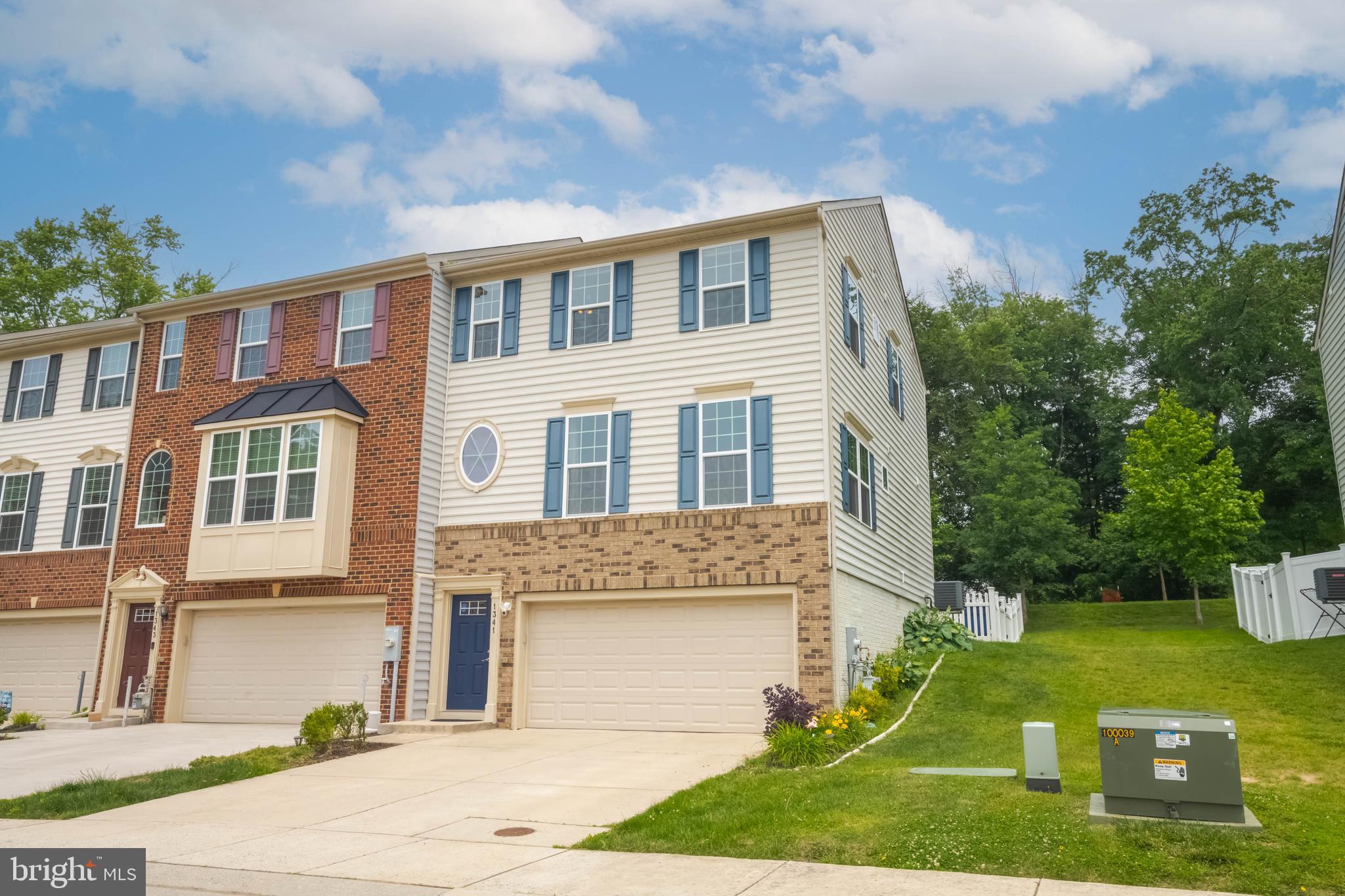 Welcome to this meticulously maintained 3-bedroom, 4-bathroom (2 full & 2 half) end-unit townhome built in 2016 in the sought-after Prospect Green community. With a private driveway and a 2-car garage, convenience meets comfort in this elegant residence.
Inside, the open-concept main level welcomes you with engineered hardwood floors, recessed lighting, and elegant crown molding, creating a bright and inviting atmosphere. The gourmet kitchen is a true showstopper, featuring 42" custom cabinetry, granite countertops, a large island perfect for entertaining, stainless steel appliances, and a spacious pantry for all your storage needs. Upstairs, the upgraded primary suite offers a peaceful retreat with a walk-in closet and a spa-like en-suite bath complete with a soaking tub, separate shower, dual vanity, and beautifully tiled finishes. The lower level adds even more living space, ideal for a home office, gym, or recreation area, and includes recessed lighting, a convenient half bath, and direct access to the garage.
Enjoy easy access to downtown Bel Air, major thoroughfares, schools, shops, and restaurants. Don't miss the opportunity to own this beautiful home in a prime location.