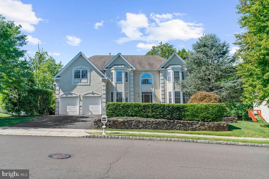 Nestled within the charming Estates At Huntingdon Valley neighborhood, this stunning former model home offers a harmonious blend of style, comfort, and functionality. This elegant single-family home spans two stories and features five generously sized bedrooms and four full bathrooms. 

The kitchen stands as the heart of the home and is a chef's paradise, featuring 42" cherry cabinets, a large pantry, high-end appliances including a double wall oven, a granite countertop, and a center island.

The enormous master bedroom offers a sitting area, a gas fireplace creating a warm and inviting atmosphere, and two walk-in closets. The luxurious en-suite bathroom includes a whirlpool, marble flooring, and marble shower stall tiles. Two additional rooms feature walk-in bay windows, with one offering a private bathroom.

The grand two-story foyer welcomes you with exquisite marble flooring offering durability and style in equal measure, complemented by a 9-foot ceiling. Elegant front and back oak staircases, upgraded hardwood flooring throughout the front rooms, and new second-floor hardwood flooring enhance the home’s refined ambiance.

The living room and dining room are enhanced with walk-in bay windows, crown moldings, a chandelier and dining room light fixtures. Additional amenities include an intercom and music system throughout the house, central vacuum, a cozy sitting area in the kitchen, and a full-size breakfast room.

The home features an enlarged deck, perfect for enjoying the outdoors. The oversized deck provides the perfect setting for relaxation amidst the serene surroundings. 

Recent upgrades include new pavers beneath the deck on the basement walkout and new ceiling fans in all bedrooms. The home also benefits from a new second-floor HVAC system installed just two years ago and a new furnace added three years ago. 

Recessed lighting and mirrored closet doors are featured throughout the home, which is beautifully draped. Throughout the home, strategically placed closets offer convenient storage solutions.

Further enhancing the property is a fully finished basement ideal for entertainment purposes, presenting endless possibilities for recreation. The meticulously landscaped front yard and outdoor space provide residents with beauty year-round. 

Conveniently located near Willow Grove Park and major roadways such as Routes 1, 73, 611, 132, and the PA Turnpike, this home offers easy access to an array of amenities including renowned restaurants, shopping destinations, Tyler State Park, and the Huntingdon Valley Country Club. Given its size and desirable location, properties of this caliber typically garner significant interest among prospective buyers. Discover this remarkable listing by making an appointment before it’s no longer available. In summary, this magnificently lovely residence offers a harmonious blend of style, comfort, and functionality, making it an unparalleled opportunity for discerning buyers. Schedule your appointment today to experience the epitome of luxurious living at 90 Sunflower Way.