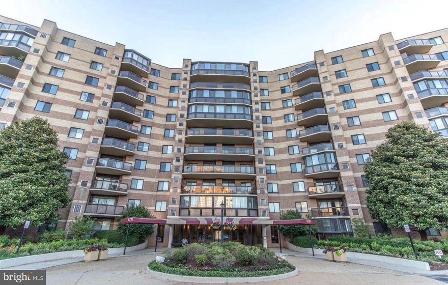 HIGHLY DESIRED COMMUNITY- ROTONDA-- in the heart of Tysons. Charming, naturally well-lit 3 bedrooms 2-bathroom condo. Breathtaking views from Balcony 9th floor, wood floors throughout the condo, bright eat-in-kitchen, plenty of closets space, living room space with separate dining room area, one covered parking garage, plenty of parking in the community and storage room, Water is included. Enjoy the Fantastic amenities such as the newly renovated fitness center with yoga room, game room, billiard Room, indoor and outdoor pools, hot tub, sauna, 24-hour security gate, library, soccer field, tennis court, basketball court, walking trail, tot lots, convenience store and more!. Conveniently located walking distance to 3 Metro stations (Springhill, Greensboro, Tysons) commuter shuttle to the metro and walking distance to The Boro new stores, restaurants and Whole Foods. A MUST SEE!