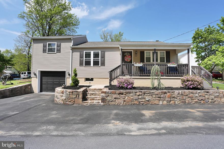 This Oley house has it all! 4 bedrooms, including a full in-law suite downstairs, an absolutely amazing kitchen with brand new granite and an outdoor bar and heated inground pool all fenced in.  Walk into the living room which leads you directly to a brand new eat in kitchen.  Three full bedrooms with a fully remodeled bathroom on the first floor.  Go downstairs to a full living room, bath and large in-law bedroom.  Bamboo flooring along with newer carpet run throughout the house. The pool is an absolute oasis...heated, private with a full outside bar!  All TV, living room sectional, quartz kitchen table and outdoor furniture included with an acceptable offer.  Move in now and enjoy it all summer!