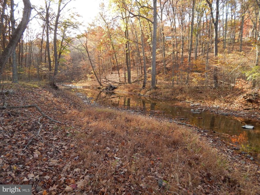 Excape the city to enjoy nature by a gently flowing stream.  Located in southern Morgan County, this wooded  2.63. acres would be an ideal location for a weekend getaway cabin or relaxing around a fire pit and wading in the creek while camping.   Mostly level and perced for a 3BR home.