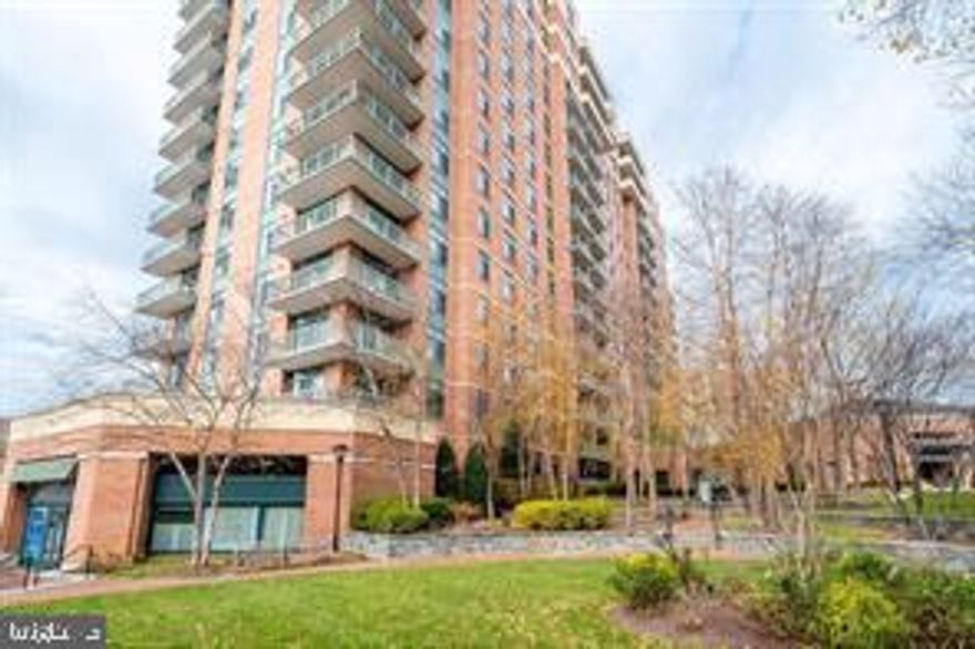 Come on in and enjoy this dream unit .  The view alone through the large windows leading out to the spacious balcony gives you a look at all North Bethesda has to offer in Pike N' Rose.  Natural Oak hardwood floors everywhere except the bedroom which includes 2 large closets and a storage system already in place.  The bedroom is also updated with modern lighting and gorgeous trim on the accent wall. 

The kitchen is a simple and classic space with granite countertops and stainless steel appliances. Adequate  space with plenty of storage and countertop space. Maytag appliances are functional and in great shape. 

Make this place your temporary home and enjoy all North Bethesda has to offer.