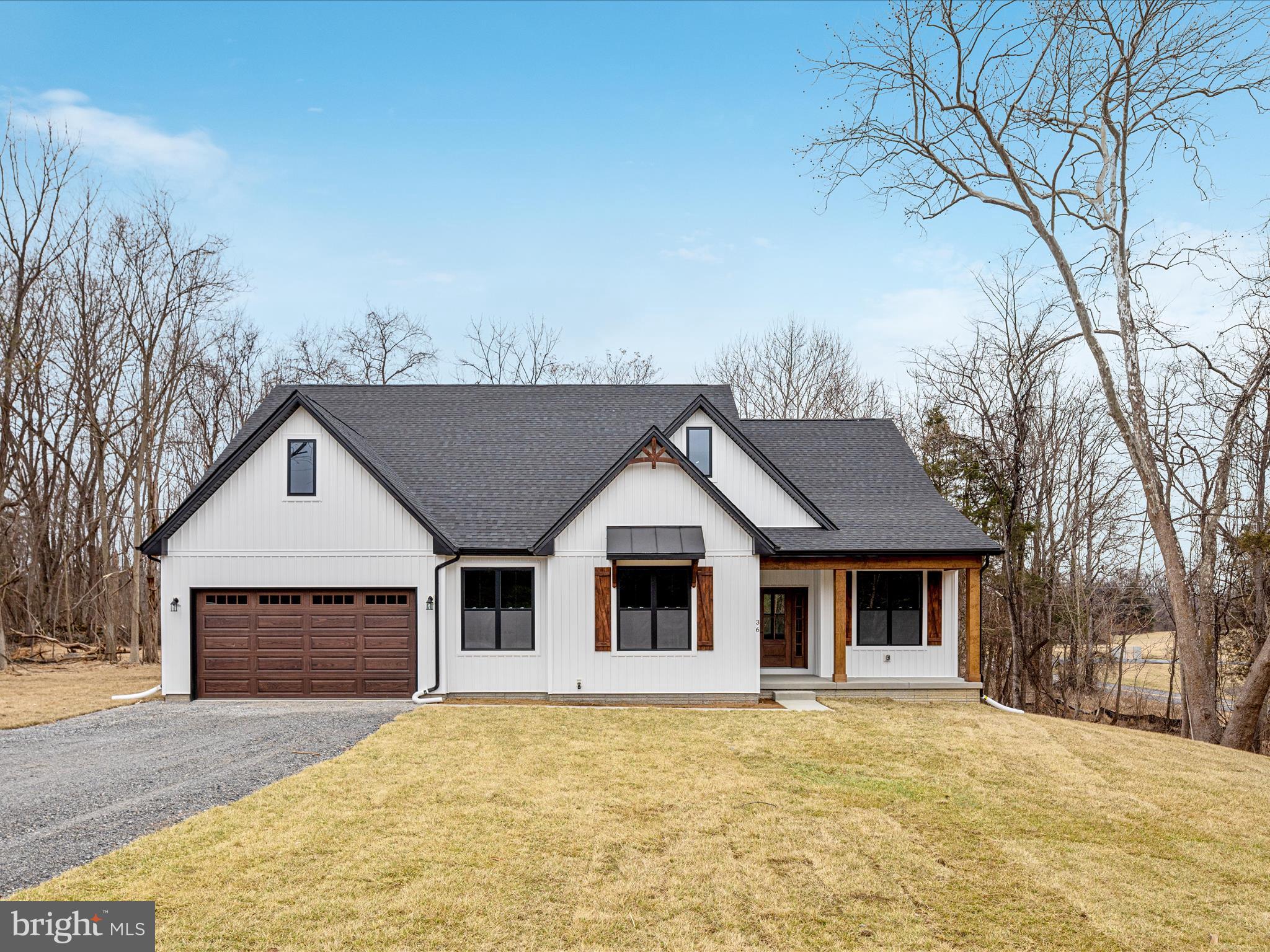 **Multiple offers received. Contract Deadline: Best and final contract offers are due by Wednesday, 4/2/25 at 5:00 PM. Brand new construction! This modern style farmhouse home plan features 4 bedrooms, 2.5 baths, nice upgrades, and is located on 2.65 acres in a desirable river access neighborhood. Quality construction by local builder with stainless steel kitchen appliance package, granite countertops, upgraded cabinets, vaulted ceilings, luxury vinyl plank flooring, fireplace, plus more. Conveniently located to the Potomac River and a short drive from all the charming amenities of historic, downtown Shepherdstown. This new home is sure to impress you in lots of ways!