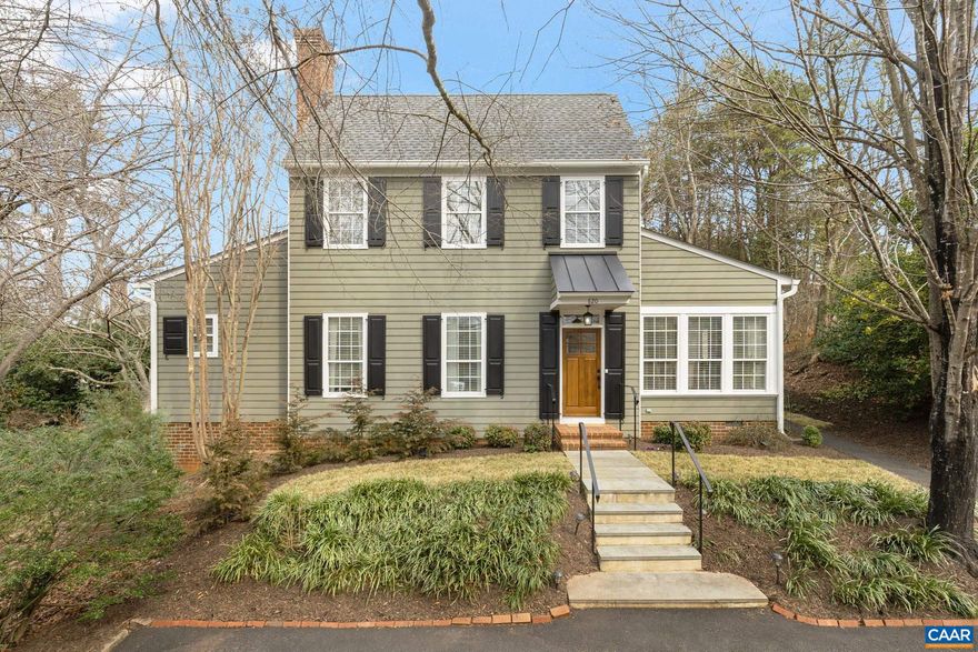 This is not your typical Redfields home! Architect designed, tastefully appointed and so much curb appeal.  Primary Suite on the main floor with French doors to the back porch and picket fenced yard. The primary bathroom is timeless with granite, double sinks with built-ins, large shower and spa tub. Darling kitchen with shiplap breakfast nook, honed granite island and glass front cabinetry. Hardwood flooring and tile throughout.,Glass Front Cabinets,Granite Counter,Painted Cabinets,Fireplace in Living Room