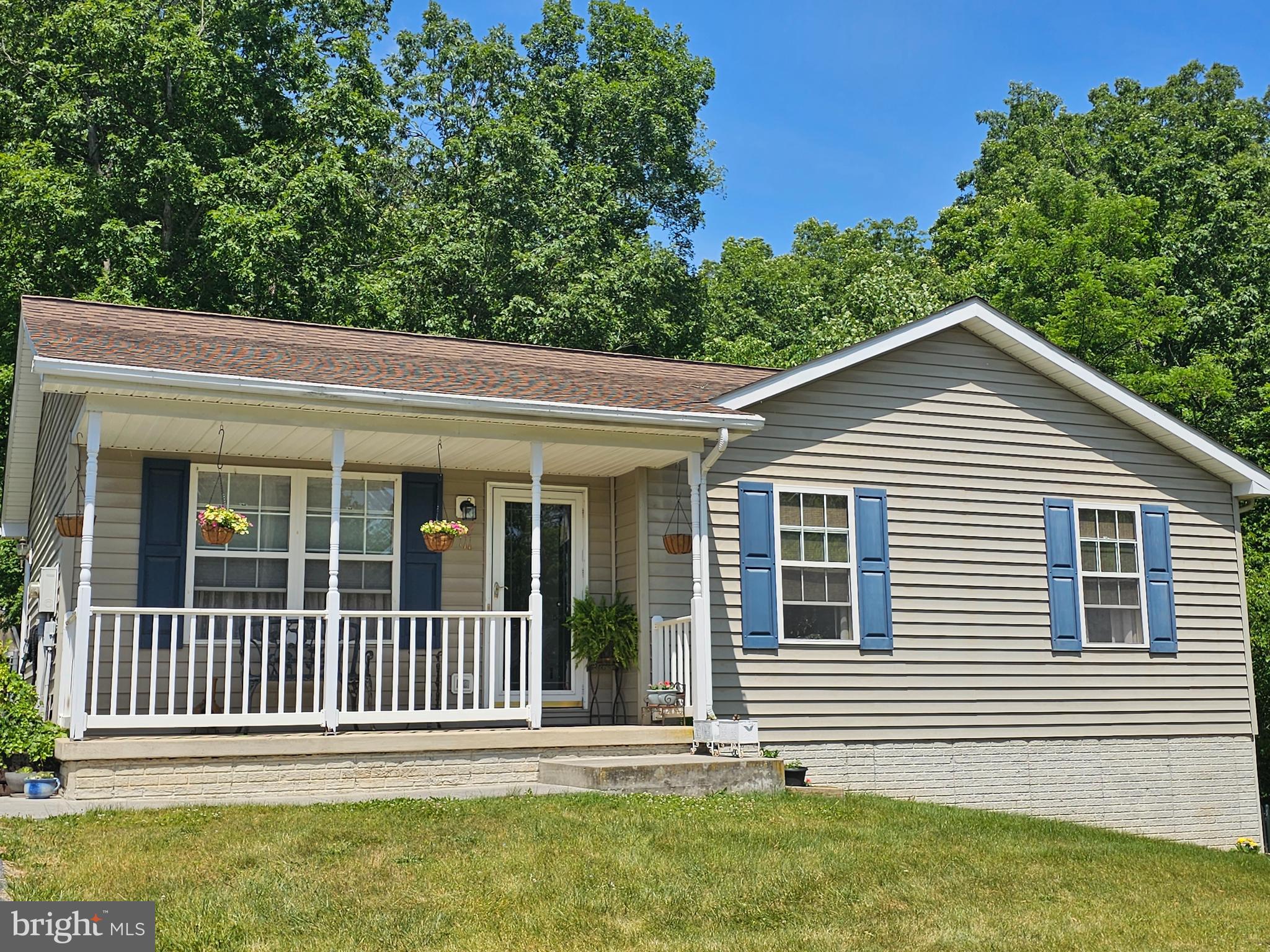 Spacious rancher with full, finished, walk out basement. Main level offers 3 bedrooms, 2 full baths & large eat in kitchen. The lower level has a huge rec. room, full bath with jetted tub, den and laundry room. Fenced rear yard that backs to woods. Freshly painted and new flooring.