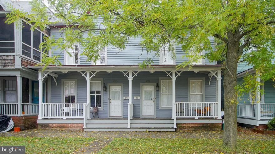Incredible Investment Opportunity!  Strong income-producing property, in the heart of Chestertown's Historic District with a fantastic rental history, this well-maintained Duplex was renovated to include high-velocity HVAC,  updated baths and kitchens,  and a new roof.  Each unit features three large bedrooms, two full baths upstairs, and a half bath downstairs, as well as a fenced rear yard with patio.  Both units are currently rented with year long leases.

48-Hour Notice for Showings.  The units of the Duplex are mirror images of each other, except for the third floor bedrooms because of the roof line.