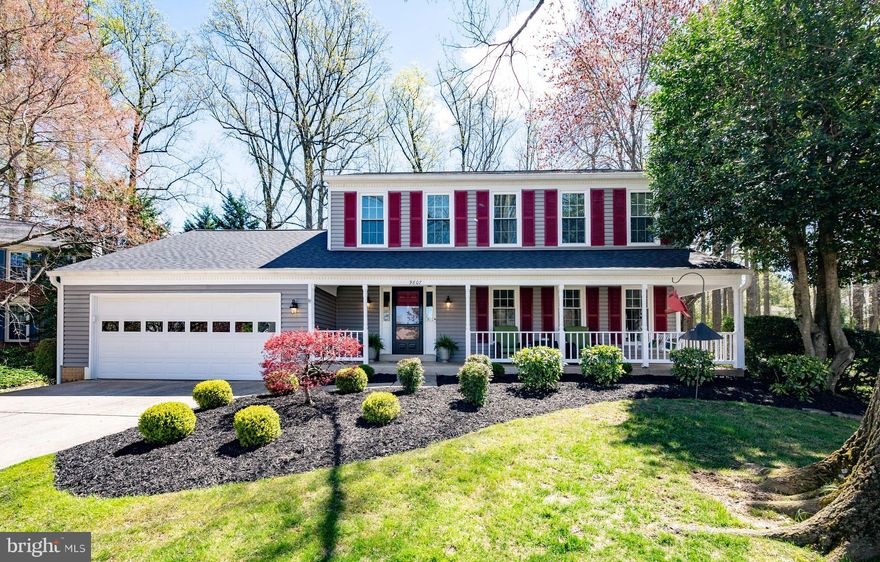 This stunning property offers a perfect blend of elegance, functionality and charm. Situated in a coveted neighborhood, this meticulously maintained residence is sure to impress even the most discerning buyer.
Upon arrival, you'll be captivated by the picturesque front porch, ideal for enjoying your morning coffee or unwinding after a long day. Step inside to discover a spacious and inviting open concept design for modern living.
The heart of the home is the beautifully appointed kitchen, featuring sleek countertops, stainless steel appliances, and ample storage space. Entertain guests effortlessly in the adjacent dining area or relax in the cozy family room complete with a fireplace and skylights. 
Retreat to the luxurious primary suite, with an updated bathroom and a walk-in closet. Three additional bedrooms on the upper level offer comfort and privacy for family and guests alike including large walk-in closets.  
The lower level boasts a spacious recreation room and an additional craft room or office/bedroom. There is ample storage and even a workshop area. 
The custom multi-tiered deck in the backyard is perfect for outdoor recreation and entertaining. Whether hosting summer barbecues or simply enjoying the sunshine, this space is sure to be a favorite gathering spot. 
The home's location provides convenient access to local amenities and transportation. The home is zoned for Cherry Run Elementary School and Lake Braddock Secondary School. 
Don't miss out on the opportunity to make this extraordinary property your own. Schedule your private tour today and experience the epitome of luxurious living!