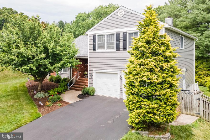 Don't miss this beautiful 4-level, 4 bedroom, 3 1/2 bath split level in scenic Allenford.  2,680sq/ft. Features include brand new decking and railings on the 2-level deck, an additional detached deck in the rear yard, new insulated siding, a new gutter protection system, architectural shingle roof 2015, an oversized storage shed, plenty of storage space to include his and her owner suite closets, wood burning fireplace in the family room, jetted tub and separate shower in the owner suite bath. Blue ribbon schools. Radon remediation system. Beautiful, unique, 1/2 acre lot that fronts on both Hobsons Choice Lane and Green Clover Drive. Fully double-fenced rear yard with split railing and mesh for your animals. Includes all appliances and window treatments. $10 annual HOA fee. Allenford is surrounded on 3 sides by Patapsco State Park - hiking trailheads and bike trails are easily accessible a short walk away. Minutes to I-70, Rt. 29 and Rt. 40. TV & mounting bracket in the family room and additional freezer included in the sale.