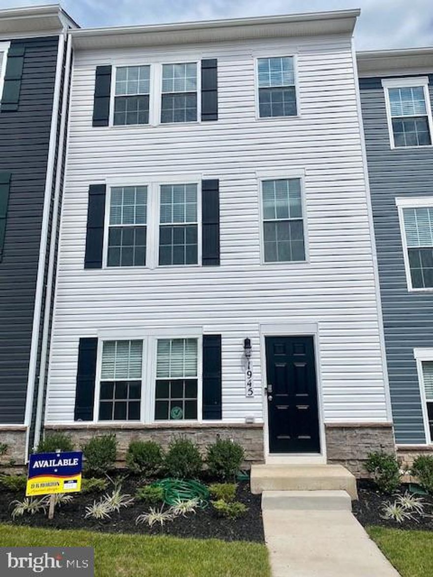 Welcome to the Adams townhome by the nation’s #1 Homebuilder-D.R. Horton includes 4 bedrooms, 3.5 bathrooms and a 2 car garage.  Enter the Adams where you will find a flex room to use as you choose- a rec room, home office or 4th bedroom along with a full bathroom! Soaring 9 ft ceilings on the main level enhance this ever so popular open floor plan concept! Enjoy entertaining as all gather around this over-sized kitchen island.  The kitchen features rich dark cabinets (think espresso) along with granite counters.  Kitchen appliances are by Whirlpool -stainless steel Range, side-by-side refrigerator, microwave and dishwasher.  Easy to maintain luxury plank floors are throughout the main living area, all baths and foyer. Continue to the bedroom level where you will find the primary bedroom with generous closet space as well two secondary rooms, upper level laundry and hall bath.  Bedrooms include an LED light which is compatible with future ceiling fans.  All baths include granite counters.  Stay connected while away from your home with our home is connected package.  For your convenience window blinds are included.  This includes a camera at the front door, Z Wave thermostat, Deako light switches, and QPanel. Garage door openers are included and wi-fi enabled.  Community amenities include a tot lot along with beautiful walking paths with stunning mountain views! In addition to the ease of major commuting routes, Frederick has an array of activities to suit your lifestyle.  Whether you’re interested in outdoor activities, league sports, brewery or winery hopping, nearby retail and incredible dining options, Frederick offers a variety of ways for you to enjoy your new house and make it HOME!  Call for details regarding interest rate specials and closing assistance.  D.R. Horton includes a 10-year warranty.  Additional homes are available.  Please call for detail.  We look forward to welcoming you to the D.R. Horton Family!