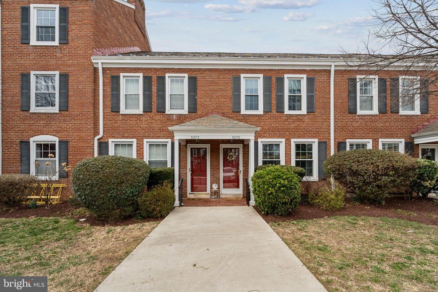 BoHo Chic comes to Fairlington!  Beautiful full-size Clarendon (Clarendon I model @ 1500 SF on 3 levels) is a dream.  Colorful prints, interesting textures, fanciful wallpaper, and rich wall colors plus gorgeous designer tile make this home buzz with designer-inspired energy*Backyard furnishings will inspire you to create many days and nights of fun and entertaining*Open kitchen, quartz counters, and SS appliances shine in the bright afternoon sun*The primary bedroom can easily accommodate a king-sized bed plus furniture; and it has 2 closets!*The second bedroom is currently set as an office with a whimsical nod to Harry Potter*Parking is in the residents-only lot; guests can park on Abingdon, a short hop from your front door*The home is convenient to Fairlington's tennis courts, and swimming pool, as well as a Metrobus stop*All of this just up the street from the restaurants and shops of Fairlington; plus a short drive to even more retail:  Fairlington Center, Bradlee Shopping Center, and Baileys Crossroads*Now you understand why the appeal of Fairlington has withstood the test of time!*VA, FHA, conventional loans all possible*Pets ok, too!*Make sure to see the video and 3D floorplan in this listing.