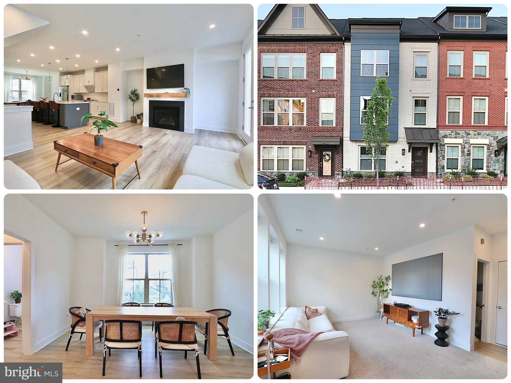 Welcome to this modern 4-level, 4-bedroom, 3.5-bath new-construction townhome in The Grove available for immediate move-in.
Enjoy upscale finishes throughout, including 9-ft ceilings, Bosch appliances, quartz countertops, and an oversized kitchen island. The top-floor loft with a full bath offers flexible use as a guest suite, home office, or additional living space. Thoughtful upgrades like custom closets, blinds, and curtains are already in place.
Set on a premium lot overlooking the central green, this home includes access to community amenities such as a pool, fitness center, and clubhouse. Located in the highly rated Stone Mill / Cabin John / Wootton school cluster and just minutes from Trader Joe's, CAVA, Travilah Square, and more.