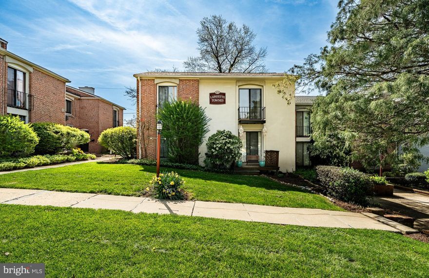 West Chester Borough walking distance to town. Actual address:  408 West Lafayette Apart C. 1-bedroom apartment on the 2nd floor. available NOW. Only 1 person designated as a full-time college student can reside here.  "Lafayette Townes" 1 off street parking, plenty of on street parking on Lafayette, and Brandywine. Coin operated Laundry in building. 

Main entrance street level.  2nd floor Entrance into Combo Living-room with slider to small front balcony, combo dining area and kitchen. Large storage closets, full tub bathroom and bedroom with a front slider to another balcony facing the front courtyard.  Freshly painted. Indoor cats ok, maybe small dogs.

Wonderful rental complex that offers an incredible front courtyard, great for those days you want to kick back and relax. Tenant only pays electric, and internet/cable. Each unit has a built in A/C in the living-room. Nice to have 1 designated rear parking space and free on street parking on the front streets. Convenient affordable coin laundry in the basement, and storage lockers available 1st come serve basis at no additional fee. Any pets are case-by-case basis
Easy access to shopping, transportation., including walking to the center of town and the Giant shopping center in rt 322. Schools Henderson HS, Pierce Middle, East Bradford Elementary. 

Please only inquire if your combined total gross monthly income is at least 2.5 times the asking rent, credit scores of at least 620+ and a minimum of 2-3 months rent upfront.