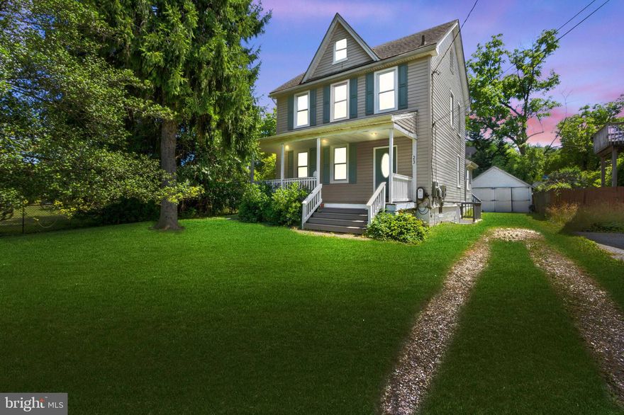 New Price!!  Welcome Home! Don't miss your opportunity to make this charming colonial your new home. Tucked away on a quiet hidden street this lovely home is ready to welcome you! There’s little traffic and it feels very safe.   
Entertain guests with a gourmet meal prepared in your new kitchen featuring stainless steel appliances, granite countertops and spacious island. Gleaming hardwood floors span the main level. At the end of the day, relax in one of your three bedrooms or in your third-floor recreation room. Home also features two full baths with tasteful tile work. New carpet & nice deck overlooking oversized yard. Solar panels are included with the sale as well as an EV charging station next to driveway for easy access!  Close to every convenience of Reisterstown road, shops like ALDIs and Dollar Tree are a short stroll away.   MUST SEE BEFORE IT’S GONE!