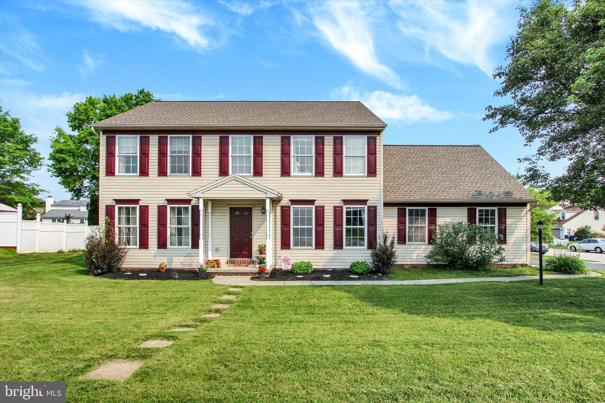 Discover comfort, space, and convenience in this 4-bedroom, 2.5 bath home, situated on a corner lot in the Parkview Estates community, West York Schools. Just minutes from Route 30 and all west end amenities and is convenient to Spring Grove/Hanover area for commuters. Located one block from beautiful Loman Park—this home offers the perfect blend of accessibility and serenity. Host unforgettable gatherings on the expansive 16x20 Trex deck or cool off in the luxurious 18x36 AquaFun inground saltwater pool—complete with a diving board and pre-set for a gas heater and sliding board. It’s the ultimate summer escape, right in your own backyard. Working from home? You'll love the dedicated first-floor office, enhanced with extra windows and a pocket door for added privacy. This versatile space also works well as a formal living room. The heart of the home features an open-concept kitchen and family room, ideal for everyday living and entertaining. The kitchen boasts durable Corian countertops, a breakfast bar for casual meals, a full appliance package, and a pantry with pull-out drawers. The family room includes a cozy corner gas fireplace, adding warmth and charm. Enjoy more formal meals in the separate dining room, perfect for hosting holidays and celebrations. Upstairs, you’ll find four generous bedrooms—all with ceiling fans—and two full baths. The primary suite is a true retreat, featuring a large walk-in closet (plus an additional storage closet over the garage) and a luxurious en-suite bath with dual sinks, an oversized 8' soaking tub with tile surround, and a corner shower. The unfinished lower level offers the potential for an additional 1,000 sq ft of living space—perfect for a rec room, gym, or guest suite. The oversized two-car garage provides plenty of room for vehicles, tools, and storage. One year home warranty included! AGENTS: please read agent remarks.