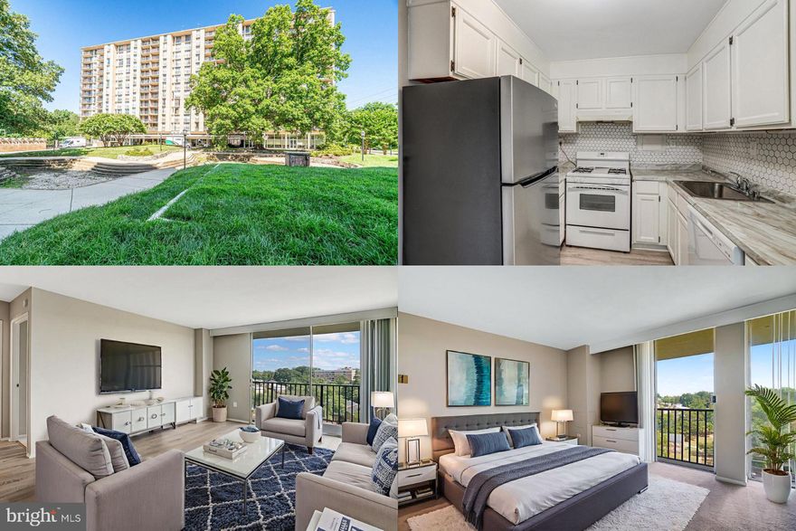 This beautifully maintained 3-bedroom, 2-bathroom condo is located on the 12th floor of The Carlton in vibrant South Arlington. Expansive windows fill the home with natural light and offer sweeping views, creating a bright and airy atmosphere. The open-concept living and dining room provides an ideal space for both relaxation and entertaining. The thoughtfully designed kitchen features generous cabinet storage and a cozy dining nook, perfect for daily meals and casual gatherings. The large master bedroom easily accommodates a king-sized bed and additional furnishings, with convenient access to a full bathroom. Residents of The Carlton enjoy a range of amenities, including a community pool, fitness center, tennis courts, party room, bike storage, and 24-hour front desk service. Assigned parking is included, and all utilities (except cable/internet) are conveniently covered by the condo fee, simplifying monthly expenses. Ideally located near Shirlington Village, the W&OD Trail, parks, shopping, dining, and major commuter routes including I-395, this condo offers the perfect blend of urban convenience and peaceful retreat. Whether you're a first-time buyer, downsizer, or investor, this property offers excellent value in one of Arlington's most desirable neighborhoods. Contact us today for more information or to schedule a showing. Photos may be virtually staged