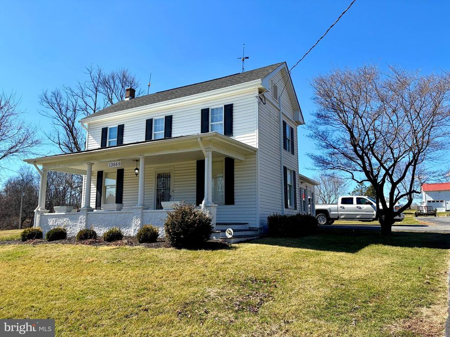 Come and check out this charming farmhouse located in a prime location! If you're looking for a classic home that has been very well maintained and updated throughout the years, this may be the perfect home for you! Inside on the main level of the home you will find a large kitchen, a room off of the kitchen that could be used as a formal dining room, a living room, a full bathroom, and laundry room. Upstairs there are 3 spacious bedrooms, the second full bathroom, and access to the attic. The basement is unfished but provides plenty of space for storage. Outside you will find a detached garage with attic space above along with two other outbuildings for all of your storage needs. Each of these buildings also has electric to them! With the recent property boundary adjustment, you will have plenty of backyard space to enjoy and use. Recent updates include a roof within the last 10 years, new HVAC, plumbing, and electric within the last two years, and more! Schedule your showing today and see for yourself what all this home and property has to offer!