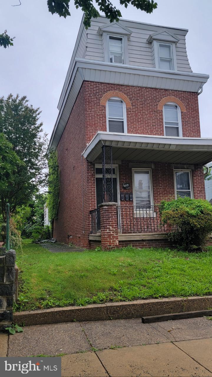 Immediate income for the savvy investor. Detached tri-plex with covered porch, front and back yard, basement and street parking. There is one, 2-bedroom apartment (rented), a 1 bedroom apartment (vacant but in the process of being updated) and a studio apartment on the third floor which is also rented. All separate utilities.