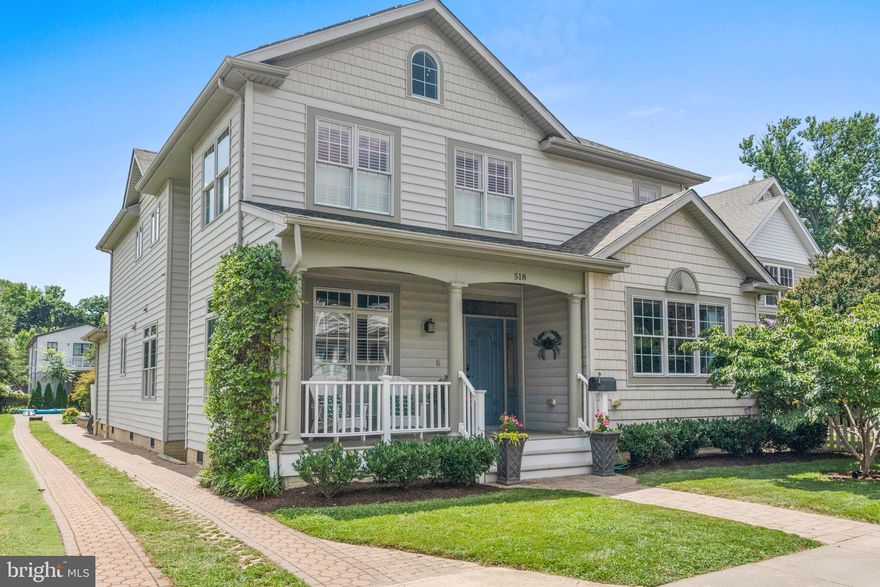 Looking for Eastport? Incredible location in the heart of Eastport includes fantastic outdoor living spaces, coveted detached 2  car garage, oversized driveway with a Studio Apartment above.  Built in 2005 with 3 Bedrooms and 3.5 baths, this  open floor plan includes a main level primary suite, great room and kitchen  that open onto an  oversized landscaped lot with IPE deck and patio. Second floor has large bonus room with a peek of the water.  The main home includes 9FT high ceilings, hardwood floors, Spacious bedrooms, in home office, gourmet kitchen with large island, temperature controlled wine closet.  Solar panels are owned and provide a discounted electric bill!  Davis' Pub is a great neighbor! Walk to other famous Eastport & Annapolis attractions,  coffee shops,  restaurants, SUP paddle boarding and United States Naval Academy.