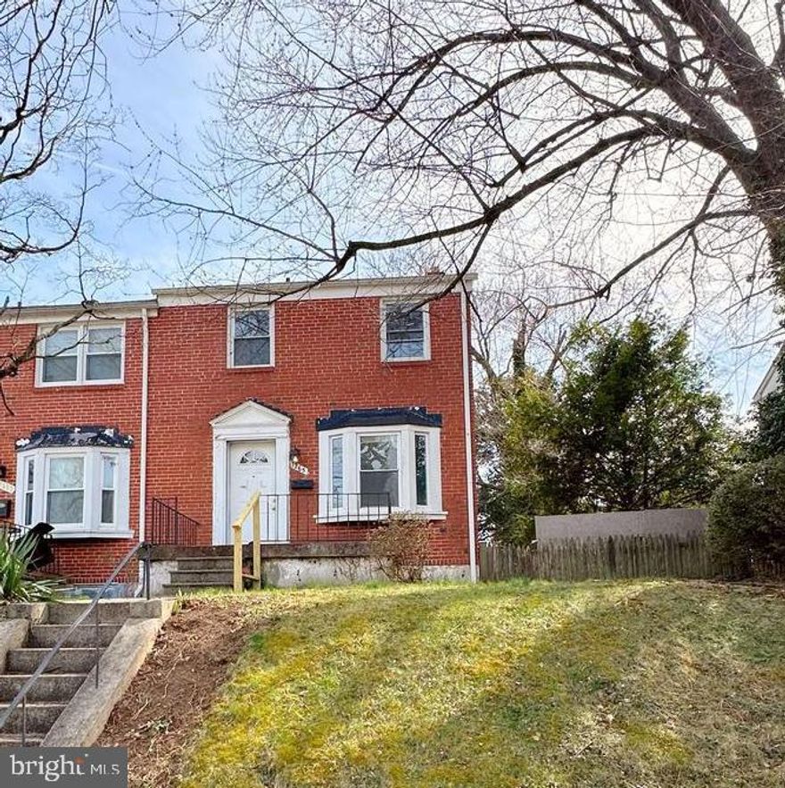 Welcome to this charming end-of-row townhome, ideally situated in the tree-lined community of Idlewood. Conveniently located near Chinquapin Run Park, Morgan State University, and Medstar Good Samaritan Hospital, this home offers both comfort and accessibility.

Step inside to discover natural hardwood floors, an open-concept living room and dining room area, and an abundance of natural light throughout the main level. Upstairs, you’ll find three spacious bedrooms and one full bathroom. The lower level offers a versatile bonus space that can be used as a fourth bedroom, home office, or additional entertainment area, the possibilities are endless. Enjoy outdoor living on your private deck overlooking a fully fenced backyard. The property also includes a convenient parking space located behind the home.

Whether you’re an investor or a buyer looking to add your personal touch, this home presents a fantastic opportunity. The sellers are open to providing a credit toward new paint and carpet—making it even easier to create your dream space. The home is being sold As-Is.

Don’t miss out on this wonderful opportunity!