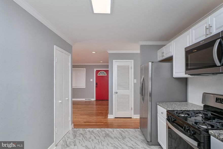 Home Sweet Home. This lovely single family home located in Milford Mill close to 695, schools, restaurants features many great amenities from 3 spacious bedrooms 3 full bathrooms, central a/c, driveway, plenty of interior space and last but not least a great renovation of the kitchen, bathrooms and flooring. Don't forget about the brand new stainless steel appliances. This home is move in ready and has a fully finished basement with two additional rooms. Don't hesitate to move on this opportunity it wont last long. Home Warranty Included! Contact me today if you have any questions or interested in a private showing!