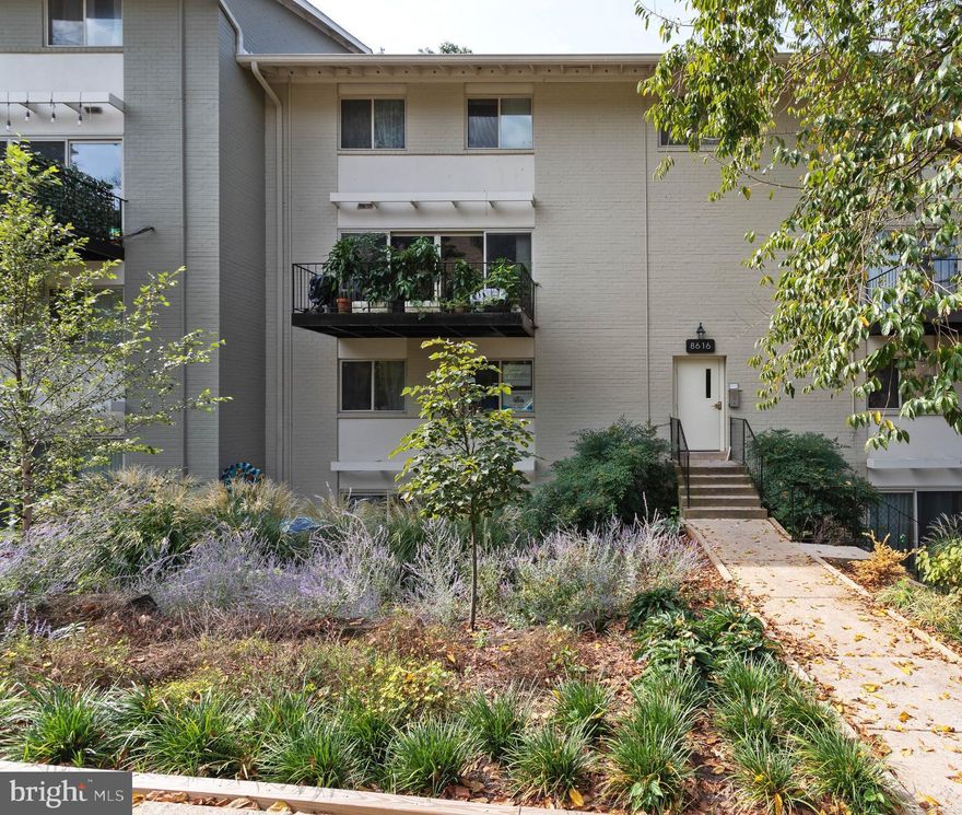 Meticulously maintained, professionally painted throughout two-level condo , hardwood floors on both main and upper levels, updated kitchen with granite, updated cabinets, SS Appliances and tile flooring. Updated bathrooms with marble flooring.  Enjoy your evenings and relax on your balcony overlooking the park. Close to shopping, restaurants, 495 and metro.  This is one you want to see today!