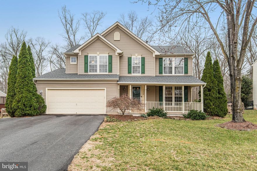 Beautiful 4 bedroom 3.5 bath 3-level colonial single family home with 2-car garage sitting on a spacious 0.57 acre flat lot.  The main level boasts gleaming hardwood floors throughout, a gourmet kitchen with stainless steel appliances seamlessly flows into the cozy family room featuring a gas fireplace. An elegant dining room sets the stage for memorable meals, while a versatile flex room offers the perfect space for a formal living room or home office. Upstairs, retreat to the expansive primary suite with a luxurious ensuite bath, complemented by three well-appointed bedrooms and a second full bathroom.   The basement features a walk-up entry to the backyard, large recreation room, full bathroom, and a den/flex room.  Head outside to your own private pool!  The pool is nestled in a beautifully crafted wooden deck with screened and open sections, which create a seamless transition between the home, pool, and outdoor space. The deck provides elevated views of the entire fully fenced backyard with plenty of room for lounging, entertaining, or simply soaking in the sun, making it the perfect spot to unwind and enjoy the summer days.  Welcome home!  Roof 12/2023, Pool liner 6/2024, Sump pumps 3/2024, Water heater 3/2023, HVAC 7/2021.