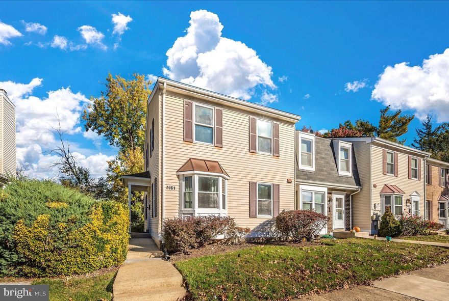 ** MULTIPLE OFFERS RECEIVED. OFFER DEADLINE 10/31/2023 7 PM ***
Introducing this colonial end unit town home with tons of natural light.  It features a living room, formal dining room, and an eat-in kitchen on the main level. The kitchen has been upgraded with granite counter tops and stainless-steel appliances. When you walk upstairs, you have three bedrooms and 2 full baths. The primary bedroom has its own bathroom and a walk-in closet. All bathrooms have been recently beautifully renovated. Make your way to the finished basement for a second entertaining area and an office space. When you walk outside through the basement sliding doors, you can enjoy your patio with possible barbeques, sipping coffee, listening to the birds, or however you see fit since the property backs up to the wood line. The roof has been recently replaced along with a whole house water filter system being added!  Additionally, the community offers a pool and tennis court. The location of this property is also a major plus, as it is close to restaurants, shopping centers, and the Metro, making it easy to get around.