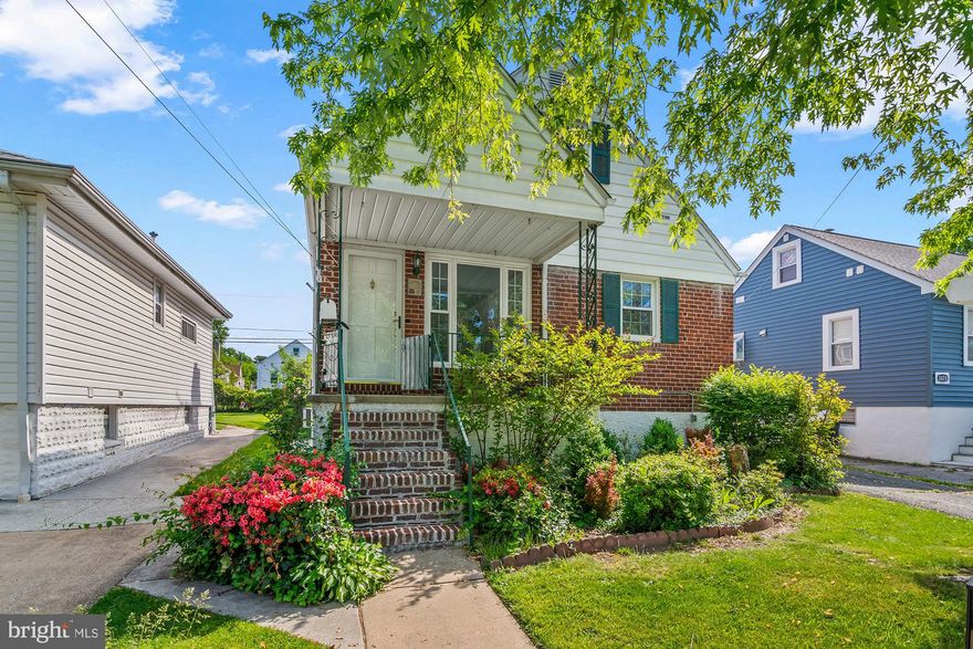 Charming Parkville Cape Cod with a welcoming covered front porch. The main level features a comfortable living room, kitchen, two bedrooms, and a full bath. A rear addition off the kitchen adds approximately 200 square feet—perfect for a den, home office, or extra living space.  The finished lower level offers a cozy family room with an electric fireplace, along with space that could be used for a wine cellar. You’ll also find plenty of storage, room for hobbies or a home gym, and a dedicated laundry area. Washer, dryer, extra refrigerator, and freezer all convey.  Upstairs, there are two additional bedrooms and another full bath, providing plenty of flexibility for guests or a growing household.  Outside, a long paved driveway extends to the backyard, leading to a covered carport and a large storage shed.  Conveniently located and great for commuters with easy access to 695, 95, and 43.  This home is located just down the street from Double Rock Park, featuring trails, a playground, pavilions, and athletic fields.