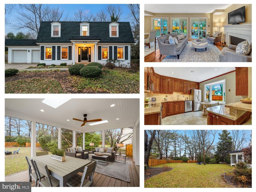 This one checks every box! The Colonial you’ve been waiting for, located in the perfect lot inside the Hamlet!   You’ll love the

 dream backyard - large, flat, private and fenced.   From the welcoming new front porch, to the open floor plan, mudroom, screened porch, updated kitchen, finished basement, ideal owner’s suite, this home has it ALL.  

 The main level features spacious and sunfilled rooms with large windows, plantation shutters, recessed lighting, and gleaming hardwood floors- th open dining room (which can also serve as a home office!) and the living room that could also be used as a dining room  You’ll appreciate the convenient mudroom with cubby storage provides easy access to the two-car garage. The bright kitchen overlooks the expansive backyard and opens to the family room, boasting granite countertops, a gas stove, stainless steel appliances, a subway tile backsplash, and a peninsula island with seating. The family room features a cozy wood-burning fireplace and three sliding glass doors leading to a stunning screened porch—perfect for entertaining or relaxing. Step outside to a large, flat, fully fenced backyard with direct gate access to Spring Hill Elementary. A convenient half bath completes the main level.

The upper level offers a spacious owner’s suite with large windows, includes a large walk-in , as well as a double built-in closet. The large en-suite bathroom features a double vanity, updated lighting, and a glass-enclosed shower. Three additional generously sized bedrooms, each with ample closet space and natural light, share an updated full hallway bathroom. Multiple hallway closets provide plenty of storage for linens and supplies. NOTE OPTION:  Add a 3rd en-suite bathroom to the back bedroom. 

The lower level features a large recreation space that can serve as a gym, playroom, or additional living area. A cozy family room with a stylish wood-burning stone fireplace, built-in bookshelves, and a wet bar provides the perfect setting for gatherings. This level also includes a private guest room with natural light and an updated en-suite bathroom with two-way access. A walk-up exit leads to the backyard, while a dedicated laundry room with a barn door, utility sink, and extra storage adds to the home’s convenience.

McLean Hamlet offers a welcoming, tree-lined community with sidewalks, streetlights, and an optional membership to the McLean Hamlet Swim & Tennis Club, featuring swim and tennis teams, social events, and activities for all ages. The home is just moments from Spring Hill Elementary, Spring Hill Rec Center, and major commuter routes, including I-495, Route 7, and the Dulles Toll Road. With easy access to the Silver Line Metro, Tysons Corner, and downtown D.C., this home provides the perfect balance of suburban tranquility and urban convenience. Don’t miss this incredible opportunity!