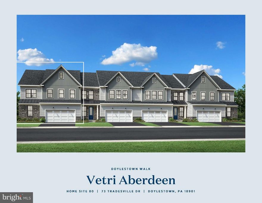 This home has a Winter Delivery and is under construction! With a first-floor primary bedroom suite and spacious living areas, the Vetri offers an ideal balance for everyday living. The Vetri’s alluring side entryway and foyer open up to the great room, casual dining area, and well-appointed kitchen. A large center island with breakfast bar offers plenty of counter and cabinet space alongside a generous walk-in pantry. The primary bedroom suite is enhanced by a stunning walk-in closet and gracious primary bath with dual-sink vanity and large luxe shower. The second floor is home to a generous loft and secondary bedrooms featuring sizable closets and a shared hall bath. Additional highlights include a convenient powder room and everyday entry, centrally located laundry, and ample unfinished storage. If working with a realtor, they must be present at first visit. Please see sales person for all the details. We are open by Appointment only. Give us a call to set up your personal appointment. Reserve your home site today!