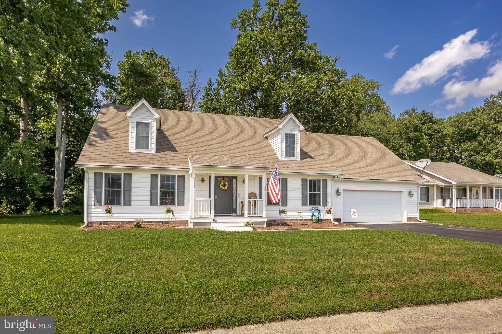 Rare find in Chapel Branch! This well-maintained home is one of the few newer builds in Hebron with 2,500 sq ft and public water and sewer. Featuring 3 large bedrooms, 2.5 baths, and a huge finished bonus room off one of the upstairs bedrooms—perfect for a playroom, office, or extra living space.
The first-floor primary suite includes a walk-in jetted tub, separate shower, double vanity, and walk-in closet. The kitchen offers stainless steel appliances, a large island, and plenty of space to gather.
The home has a brand new custom front porch with maintenance-free vinyl trim, railings, and decking, plus a new sunroom addition with casement windows and custom finishes. Off the sunroom is a vinyl rear deck overlooking the backyard, which backs to protected woods under Forest Conservation.
Upstairs heat pump was replaced in 2014; downstairs unit was replaced in 2022. Also includes a 2-car attached garage and a new, energy-efficient Therma-Tru front door.
Don’t miss this one—rare opportunity in town!