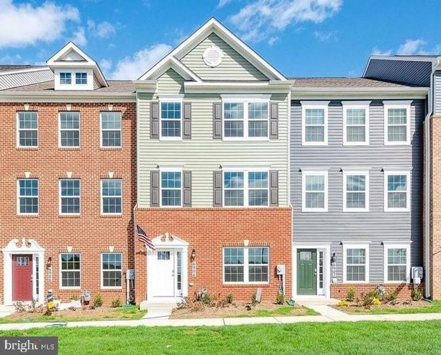 Brand new Columbus available for immediate move in! This gorgeous 3 level full brick front townhome is located in sought after Westview South, just minutes from major commuter routes, downtown Frederick, and the Westview Promenade! NO CITY TAX! Inside find an open floorplan with a beautiful white kitchen including backsplash, quartz countertops and stainless appliances. Enjoy your coffee on the included deck in the rear, and take advantage of the communities many amenities including clubhouse with fitness center, swimming pool and tot lots. Free smart home system, closing cost assistance available! Contact us today to schedule your tour of this home, it won't last long!  *Photos not of actual home*