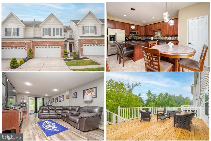 Beautiful 4 bedroom Villa in desirable Hollywoods II. Home features an open floor plan with hardwood floors, updated large kitchen with stainless steal appliances, granite counter tops, tall cabinets, island, breakfast area, and lots of counter space! Cozy living room with electric fireplace and separate dining area. Enjoy meals on our large deck with lovely views of the woods. Upper level includes a sizeable primary bedroom with two walk in closets and an updated primary bath with jacuzzi tub, dual vanities, and a separate shower. Upper level also includes three nice sized bedrooms with a full updated bath. You will love entertaining in your large lower level with LVP flooring, awesome wet bar, family room, and enough extra space for an office or workout area. Step outside to your with views of the pretty woods. Home also boasts hardwood floors, ceramic tile, and fresh paint throughout. Community HOA mows your lawns and maintains the community walking path. A must see!! See virtual tour above.