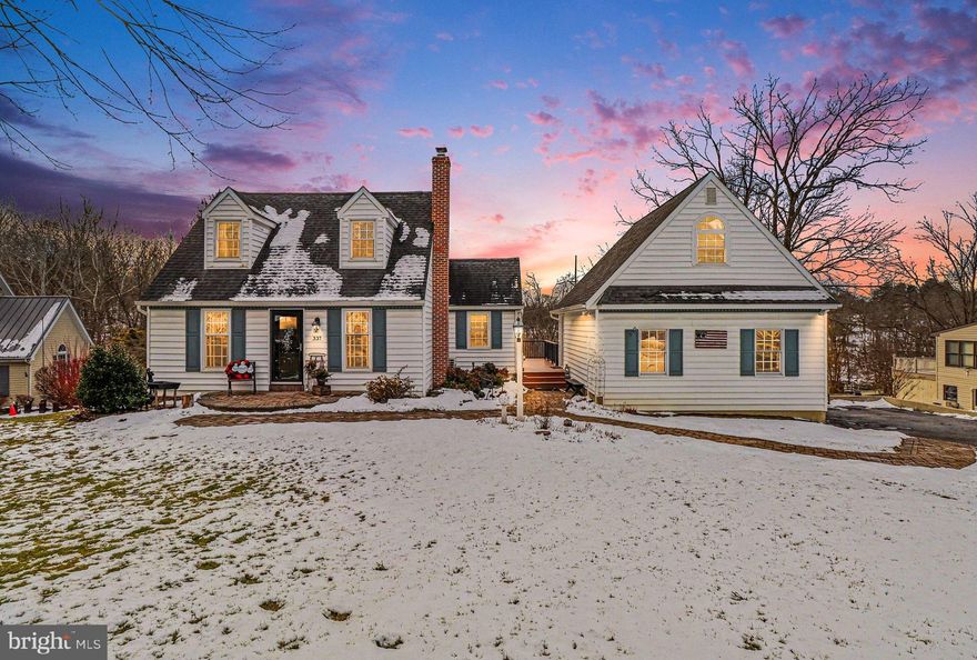 Welcome to 337 Eckman Road, an adorable Cape Cod nestled in the highly sought-after Penn Manor School District. This charming home offers a first-floor primary suite with an updated bathroom, providing both comfort and convenience. The spacious sunroom allows access to the composite deck, perfect for outdoor gatherings. Upstairs, you’ll find two additional bedrooms and a beautifully updated full bathroom. The finished walkout basement adds even more living space, complete with a half bath and laundry room, making it ideal for entertaining or relaxing. An oversized detached garage offers ample parking and additional storage space above. The picturesque 1.5-acre property backs directly to the Conestoga River—perfect for enjoying peaceful views and nature year-round. This truly special property combines charm, space, and a serene setting—a must-see home. Schedule your showing today!!