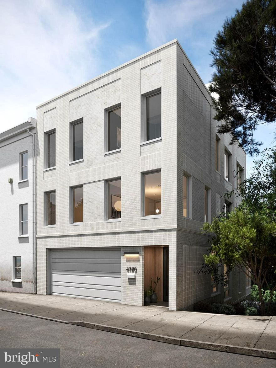 Welcome to 4720 Mansion, an unparalleled masterpiece of modern living in the heart of Manayunk. This stunning NEW CONSTRUCTION home features 4 Bedrooms, 4.5 Bathrooms, 2 CAR GARAGE.  Multiple  Decks and Terraces w/over 4,200+ Square Feet of well appointed living space.  Elevate your living experience w/an optional ELEVATOR, providing easy access to every level of this architectural gem. From the moment you enter, it's clear that no detail has been overlooked, from the incredible glass-to-square-foot ratio to the designer lighting package that illuminates each space w/warmth and style.  The thoughtfully designed floor plan boasts curved corner walls, arched doorways, double height ceilings creating a sense of fluidity and refined design throughout.  Indulge in the ultimate urban retreat on the jaw-dropping multiple ROOF DECKS, offering fantastic views of the city and a space to entertain and relax.  Multiple outdoor spaces offer a seamless transition between indoor/outdoor living, while tree-top vistas add a sense of tranquility to everyday life.  Life truly is better with a view, and this home delivers in spades.  With its unmatched attention to detail and quiet luxury, you won't find anything else like it in the city.   Contact us today for more details and to set up a private tour.   10 Year Tax Abatement and 1 Year Builders Warranty to commence at settlement.