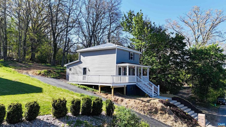 Welcome to this stunning, turnkey 1900's home that has been completely remodeled down to the studs-offering the perfect blend of timeless charm and modern convenience. Nearly everything is brand new, giving you peace of mind. The thoughtfully designed main level features the addition of a primary suite with a private attached bath, along with a convenient laundry area, a beautifully updated kitchen with butcher block countertops, and an inviting living space. Upstairs, you'll find two additional bedrooms and a full bathroom accommodating family and guests. Step outside to take in the beautiful Shenandoah Valley mountain views from your wraparound porch-perfect for relaxing evenings. Additional highlights include a paved driveway with off-street parking and easy access to the bypass and interstates for effortless commuting. Located within walking distance of historic downtown Staunton, you'll enjoy access to local dining, shopping and entertainment. Don't miss your opportunity to own this beautifully updated home in a prime West End location!,Wood Cabinets,Wood Counter