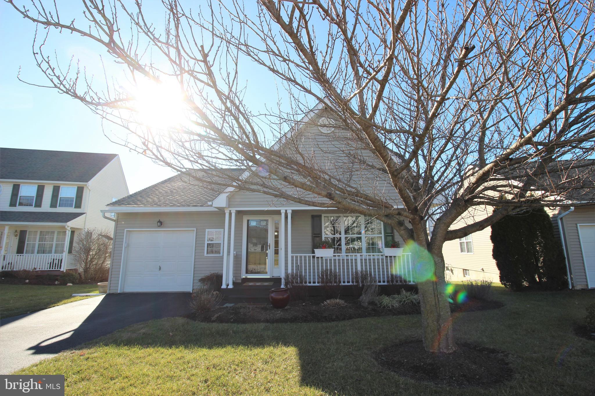 Get ready to be WOWED ! This beauty is move in ready just in time for the Spring . This single ranch is a buyers dream if you are looking for maintenance free living this is the home for you. ( 55 and older community in Chester County. ) Walk into an open floor concept with spacious and bright living room with fireplace and mantle , dining room , modern eat in kitchen , right thru to a family room with vaulted ceilings with newer sliders opening to your summer retreat ! Large deck with stairs to a lower patio and a spectacular view of open landscape . First floor master bedroom suite with cathedral ceilings, large walk in closet and an oversize bathroom with whirlpool tub. Full bath in hallway . Second bedroom is spacious with great closet areas . First floor laundry room for your convivence with cabinet storage. ARE YOU READY for a man-cave or to entertain? This fabulous finished basement is ready for your next party . Daylight basement with newer sliders to a large patio and yard. This lower area has it all! One full bedroom, full bathroom , storage areas with shelving and lets talk about the BAR area for your indoor entertaining. Classy built- ins will be the talk of your guests. Many upgrades thru out this home include new HVAC, Roof and some windows and doors .
Don't miss your opportunity to see this before it goes fast ! WELCOME HOME