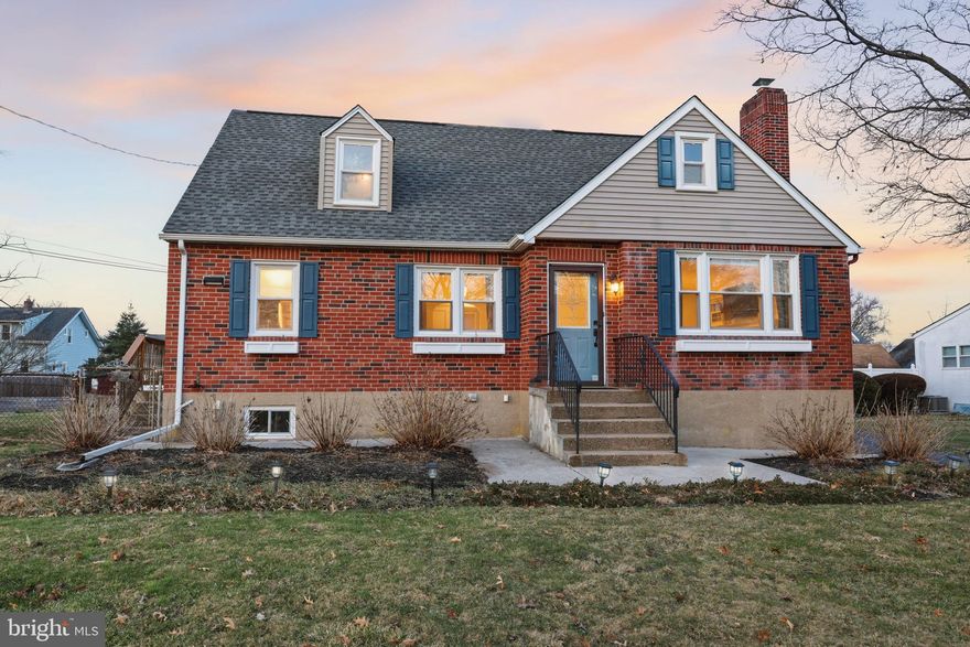 Welcome to 124 New Rd, a charming 3-bedroom, 2-bathroom, Cape Cod-style home in the heart of desirable Horsham Township. Step inside to an inviting open-concept living and dining area, perfect for both everyday living and entertaining.  Beautiful hardwood flooring flows throughout the main living spaces, including the living room, dining room, family room and first-floor bedroom.  The living room is highlighted by crown molding and a cozy electric fireplace.  Just off of the main living space, the kitchen features granite countertops, stainless steel appliances and recessed lighting.   The main level also includes a bedroom and full bathroom, offering flexibility for guests, a home office or convenient one-floor living.  Upstairs you'll find two additional bedrooms and another full bath.  The unfinished basement offers additional storage space.  Outside there is a two-detached garage along with a covered porch area.  Schedule your showing today before this one is gone!