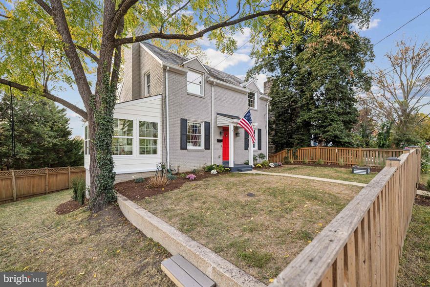 Welcome to this beautifully renovated brick-colonial in the Braddock Heights neighborhood! Renovated from top to bottom in 2018, and then dug down to create additional square footage in the lower level. The current owners added a bedroom and full bathroom in the lower level, along with a recently replaced tankless water heater and HVAC. They also enclosed and finished the side patio, turning it into a sun room or great home office. This home sits on a spacious corner lot with plenty of green space, and is fully fenced on all sides. There is a curb cut in the rear section of the lot if future owners wish to explore off-street parking options. Located only minutes from Del Ray, Shirlington, and much more!