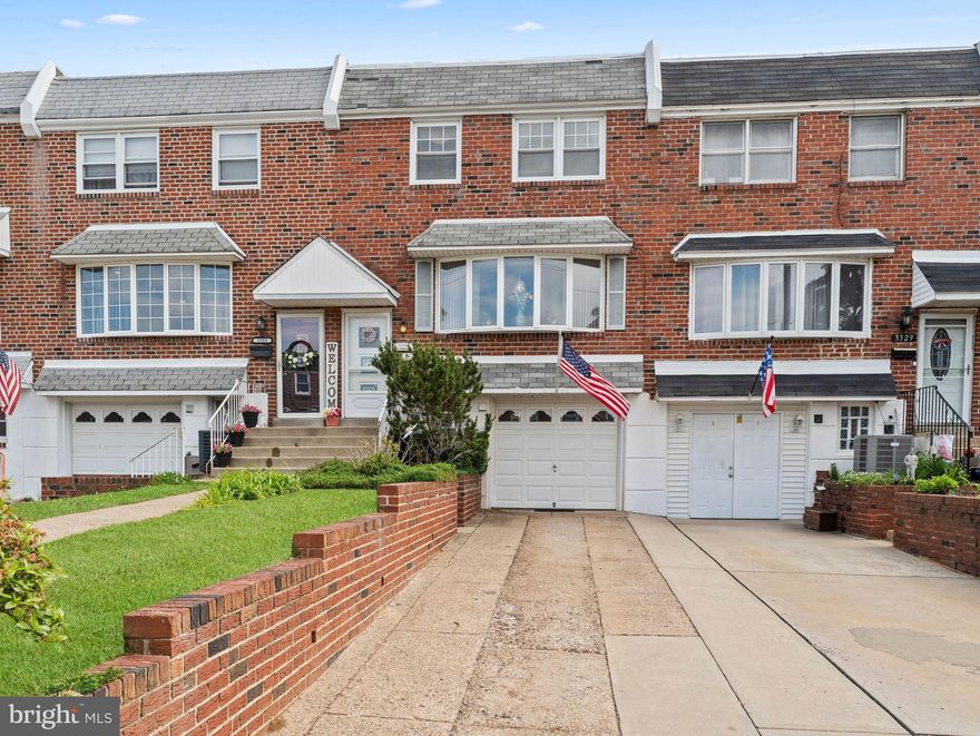 Welcome to Morrell Park! This beautifully maintained 4-bedroom, 2 full bath, 1 powder room home at 3327 Kayford Circle offers the perfect blend of space, comfort, and functionality in one of Northeast Philadelphia’s most desirable neighborhoods.

Step inside to find a bright and spacious main level featuring hardwood floors, an open-concept living and dining area, and large windows that flood the home with natural light. The updated eat-in kitchen showcases warm wood cabinetry, ample counter space, modern flooring, and a highly functional layout perfect for both everyday living and entertaining.

Upstairs, you’ll find generously sized bedrooms with great closet space, including a comfortable primary suite setup and updated bathrooms with tasteful finishes. The additional bedrooms offer flexibility for guest rooms, home offices, or growing families.

The finished lower level provides even more living space with a large family/recreation room, powder room, and direct access to the rear yard—ideal for relaxing, entertaining, or creating a home gym or media area.

Out back, enjoy a private fenced yard with patio and green space perfect for summer gatherings, pets, or gardening. The home also features driveway parking, garage access, central air, and a dedicated laundry/utility area with additional storage.

Conveniently located near shopping, parks, schools, and major roadways, this move-in ready Morrell Park gem combines suburban-style living with easy access to everything Philadelphia has to offer.