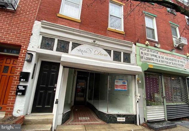 Location, Retail/office space available 1st floor with basement in the most desirable destination of Center City has to offer. Conveniently located close to Graduate hospital University City, Shopping, Dining, and all the city has to offer. Great for any retail, Food establishment, etc. The tenant is paying $1600. Rent + 1/3 Real estate $236.61 Monthly & 1/3 of water usage. Schedule your showing.