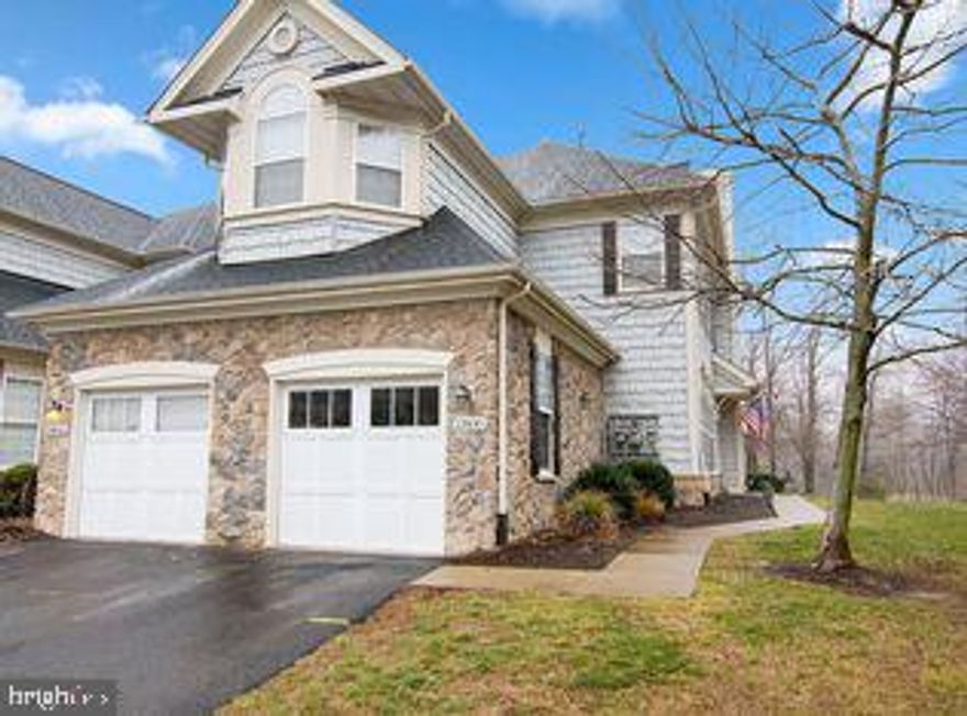 Come home to upper level villa in a quiet resort like community. Garage, driveway and plenty of guest parking. Enjoy morning tea on a huge balcony overlooking green field that used to be a golf course. 13 ft ceiling in MBR, walk in closets, remote controlled ceiling fans in all bedrooms. EV charger outlet in the garage. Cork flooring in all bedrooms, brand new carpet in living room and hallway, neutral grey paint, newer stainless steel appliances are some of the features of this condo. Privacy at its best. Walk to the river and marina, Occoquan Wildlife refuge. walking distance to Woodbridge VRE . Perfect for commuters: 3 mins to I95, route 1 or route 123.  Enjoy community pool, tennis courts, lots of walking trails.