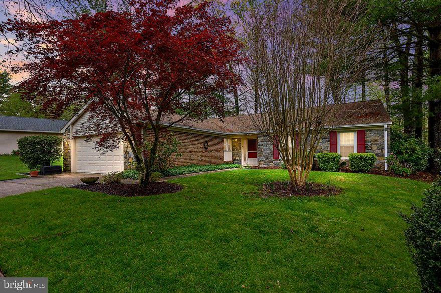 PRICE REDUCED!  Easy Living in this One Level Beautifully Maintained, 1,800 Square Foot Rancher. Spacious, Open Floor Plan is ready for New Owner.  Interior is Freshly Painted.  Living Room with Vaulted Ceiling, Gas Fireplace, Pella Window & Slider leads into Dining Area.  Maple Hardwood floors.  Renovated Eat-In Kitchen Boasts: 42"  White Cabinets, Silestone Counters, Wide-Plank, Pine Hardwood Floors, White, Whirlpool Appliance Package and Island. Tiled Foyer has Coat Closet. Comfortable Family Area off Kitchen leads to 3-Season Room. Pella Sliders access both rooms.  Carpeted Owner's Bedroom has En Suite Bath, Pella Windows, Walk-In and Linen Closet.  Second Bedroom is carpeted.  Third Bedroom has Maple Hardwood and Attic Access.  Two spacious closets in hall: one for HVAC  (2016 gas furnace and A/C)  and Water Heater (2012);  the second is for storage.  Wide linen closet in hall contains radon remediation system  which was recently serviced.   Enjoy Private Patios off Living Room and 3-Season Room.   Rear Yard Enclosed by Mature Shade Trees and Western Split Rail Fence.  Wire mesh keeps dogs secure! Underground Sprinkler System.  Laundry room with Wide Plank Laminate Flooring.   Oversized 2-Car Garage contains full-floored attic above and is lined  with storage closets on the side.  Heritage Harbour is a Desirable 55+ Adult Community with the following amenities:  Both Indoor & Outdoor Swimming Pools, Exercise Rooms, Jacuzzi, Community Clubhouse, Restaurant, Convenience Store,  Walking Paths, Tennis & Pickle Ball Courts, 9-Hole Executive Golf Course & a Great Waterfront Area with a Pier to the South River.