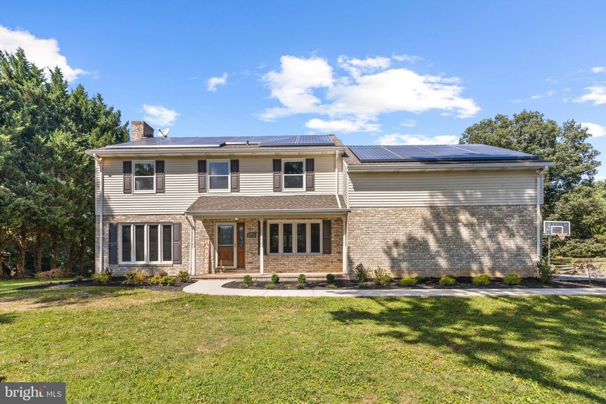 Maryland's local brokerage proudly presents 1104 Canterbury Court in Sykesville, Maryland. This beautiful home features 4 bedrooms, 2.5 bathrooms, and over 3,300 sqft of living space on almost an acre. Inside the home the main level has been revamped with an open-floor plan so you have an immediate sight line to the heart of the home - the kitchen. The kitchen has been updated with a huge island, soft-close white cabinets, quartz countertops, tile backsplash, farmhouse sink overlooking the backyard, and stainless steel appliances including an extra deep refrigerator. There is a pantry with barn doors right off the kitchen as well as half bath. The dining area is large and open to the kitchen making it perfect for family gatherings and entertaining. The living room has large windows offering excellent natural light and a wood-burning fireplace. On the main level there is also a large 3-season room and 2-car garage.  Upstairs there are 4 bedrooms, 2 full bathrooms, and a laundry room. The primary suite has 2 closets and a private bathroom with a huge stand up shower and double sink vanity. All of the bedrooms are a generous size, especially the 4th bedroom/bonus room above the garage. Above the stairs there is attic access perfect for storage. The basement has been finished offering a large family room with a walk out to the back yard and patio. There is also a large unfinished utility space with an extra refrigerator/freezer and more room for storage. The backyard is an excellent size with an above-ground pool. Recent updates in the last 2-3 years include the upgraded kitchen, flooring throughout, fresh paint, half bathroom toilet, kitchen sink reverse osmosis system, whole house water softener/filter system, well pump, and more. Solar panel lease conveys with the property offering energy savings. Just a few minutes to downtown Sykesville. Welcome home!