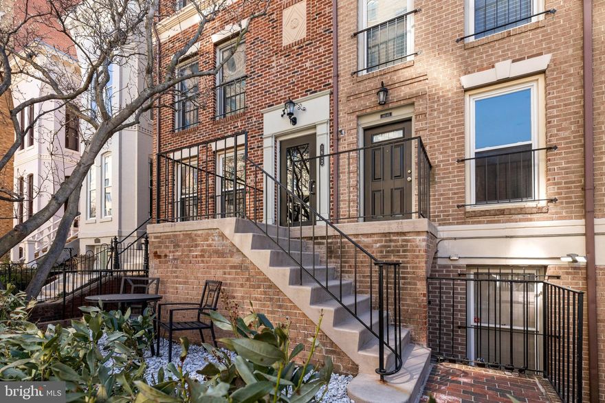 Incredible opportunity in the heart of Dupont, with separately deeded off-street parking space. Highly desirable one bedroom looking for a new owner to transform this home into their own. Lovely street presence plus wood-burning fireplace with marble surround, pantry closet and in-unit washer dryer. The rear bedroom has direct access to the parking space. Amazing location with a walk score of 98 - enjoy the best of 17th Street just outside your door and the lifestyle amenities of 14th Street corridor are within easy reach.  2.5 blocks from the Dupont metro station.