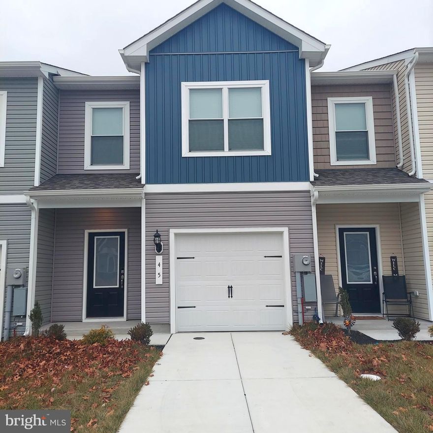 Brand new for rent 3 bedroom 2 1/2 bath Townhome. Upgraded kitchen with granite countertops, pantry. Luxury vinyl plank flooring on main level. rent is $1750 per month, security deposit $1750. Application fee is $55 per adult. Small pets allowed, case by case basis  and additional $50 per month. Tenants pay all utilities, must get renter's insurance and responsible for mowing grass.