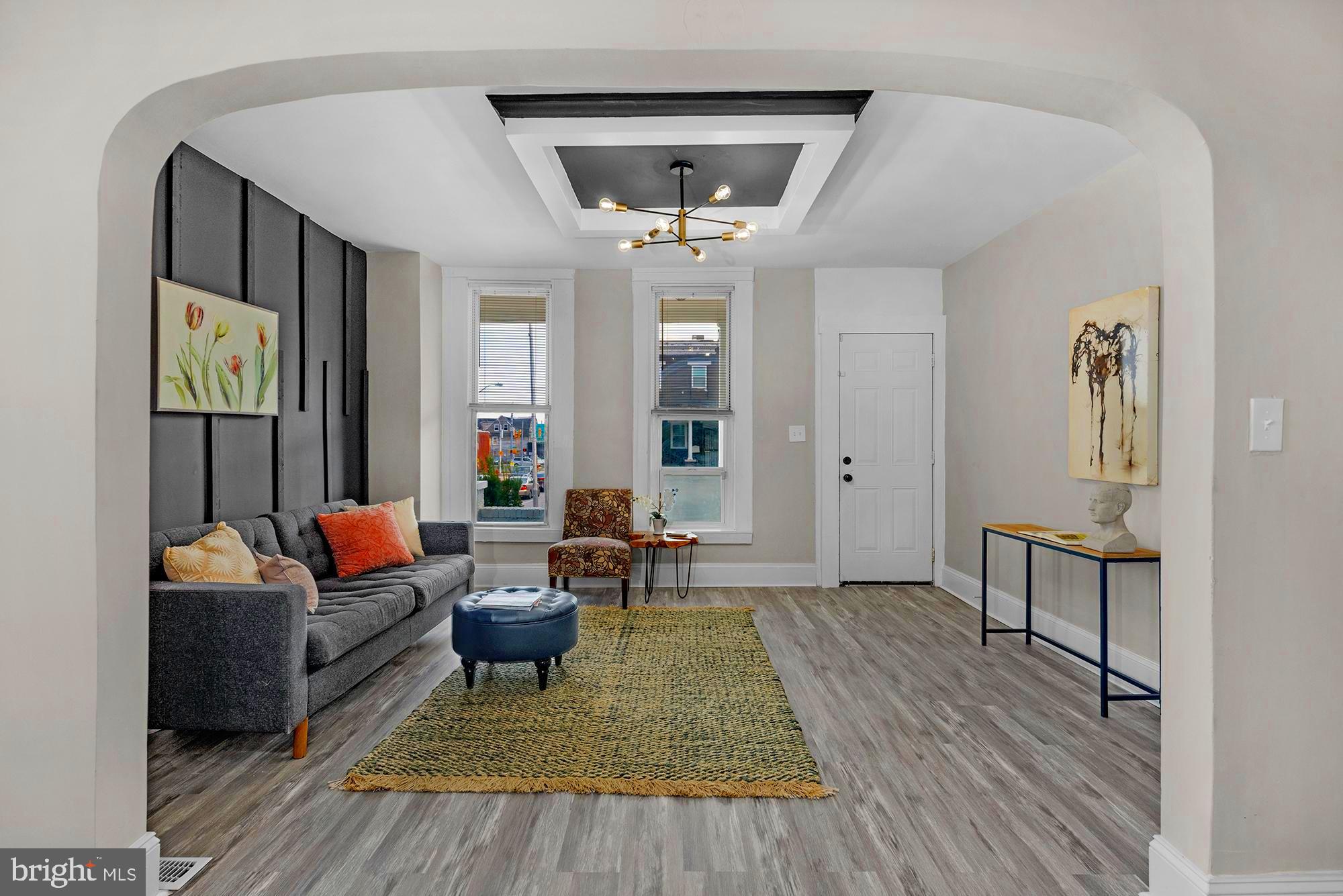 Welcome to 456 Ilchester Avenue, a beautifully updated home located in the heart of Baltimore’s Harwood neighborhood, ideally positioned between Waverly and Charles Village.
Step inside to a freshly renovated main level featuring custom tray ceilings, a designer accent wall, and all-new luxury vinyl plank flooring. The modern kitchen is a true highlight with sleek cabinetry, a bold hexagon tile backsplash, an oversized island, and walk-out access to the backyard—ideal for entertaining or everyday living.
Upstairs, you’ll find a spacious primary suite with a beautifully updated en suite bathroom, plus two additional bedrooms and a fully renovated hall bath.
The large unfinished basement provides abundant storage space or future customization potential. A brand-new HVAC system ensures year-round comfort and energy efficiency.
Enjoy the convenience of being just minutes from Johns Hopkins University Homewood Campus, Waverly Farmers Market, and a variety of local shops, restaurants, and parks. Lake Montebello and MedStar Union Memorial Hospital are also nearby, offering outdoor recreation and essential services.