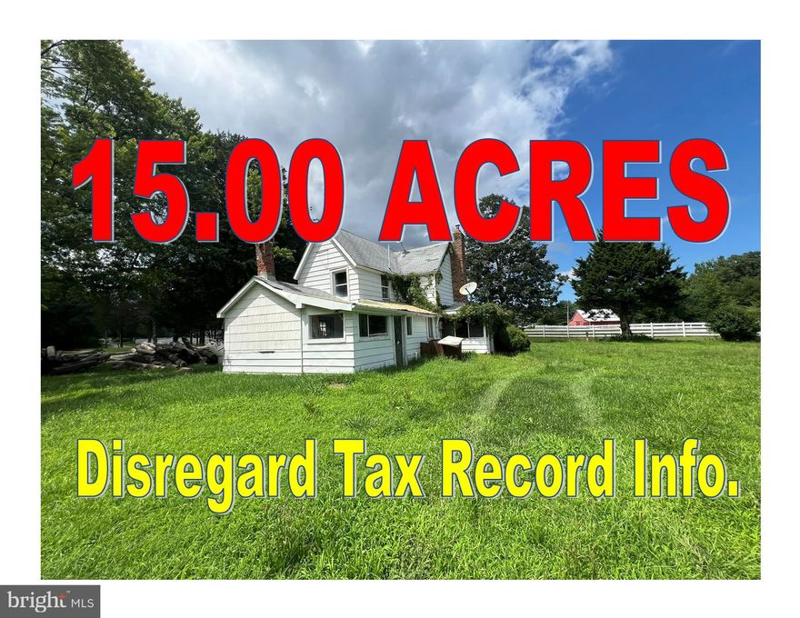 VERY IMPORTANT TO READ: Currently, the tax record shows 18 acres, but the sale is for 15.00.   The surveyors are currently working on measuring the 15.00 acres to provide the information to the settlement attorney and be ready with the deed at the time of closing. The 3 acres that will be taken from the left front area will be given to the 23.16 acres next to it, which is also currently listed for sale.  The value is in the land;  there is a structure on the lot that needs to be demolished.
THE LOT IS A FEW BLOCKS FROM THE CLYDE WATSONS BOATING AREA, WHERE YOU CAN LAUNCH YOUR BOAT/JET SKIS AT THE BOAT RAMP.  IT HAS A PIER WHERE YOU CAN GO FISHING, BE AT THE BEACH, A PICNIC AREA, &THE PAVILION.   ALL LOCATED ON THE PATUXENT RIVER.