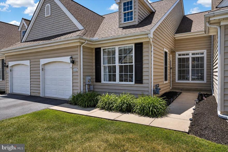 Welcome to this beautifully maintained and rarely available 3 bedroom townhome located in the highly sought after 55+ community of Spring Meadow. Residents enjoy access to a state-of-the-art clubhouse, community pool, and all the benefits of low-maintenance living in a wonderful neighborhood setting.

Inside, the home offers a bright and functional layout with a seamless flow between the dining room, kitchen, living area, and sunroom, creating an inviting space for both everyday living and entertaining. Step outside to the private stone patio complete with a retaining wall and retractable awning, perfect for relaxing or enjoying outdoor gatherings.

The main level features two bedrooms, including a spacious primary suite with a walk-in closet. A second full bathroom is conveniently located for guests and the additional main-level bedroom.

Upstairs, you will find a rarely available third bedroom and fantastic bonus space filled with natural light from skylights and enhanced by built-in shelving on both sides. This flexible upper level offers endless possibilities for guests, a home office, hobby room, or additional living space.

New Roof (2025)

Open house Sunday 11:00-1:00